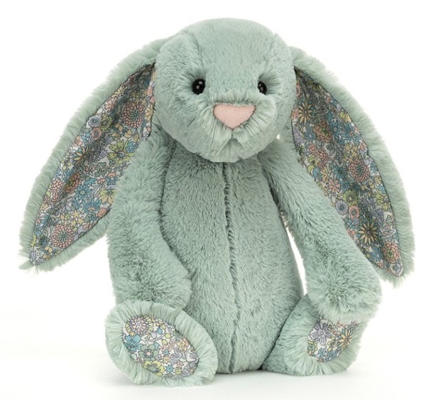 Jellycat Peluche Lapin Sage Blossom Bashful - 31 cm