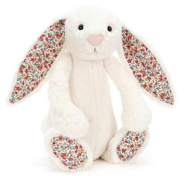 Jellycat Peluche Lapin Blossom Bashful Crème - 36 cm