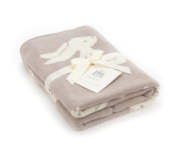 Jellycat Couverture Lapin Bashful Beige - 100x77cm