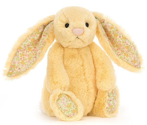 Jellycat Peluche Lapin Lemon Blossom Bashful - 31 cm