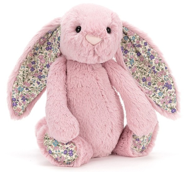 Doudou lapin rose Jellycat personnalisé