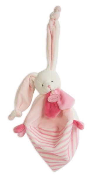 Babynat Doudou Lapin Rose Les Tendres - 26 cm