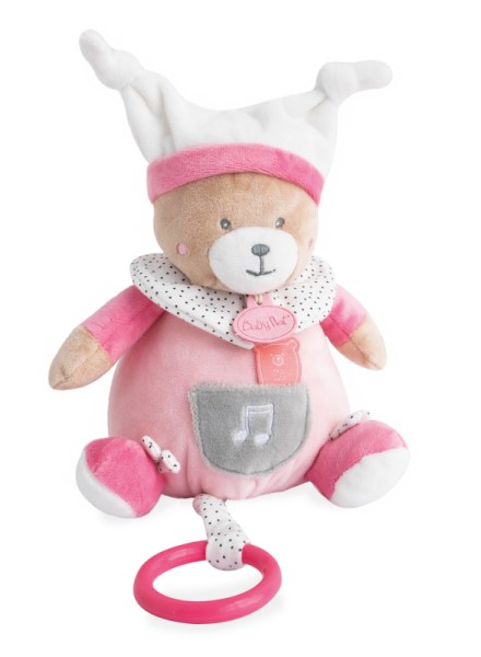 Babynat Peluche Musicale Ours Brioche