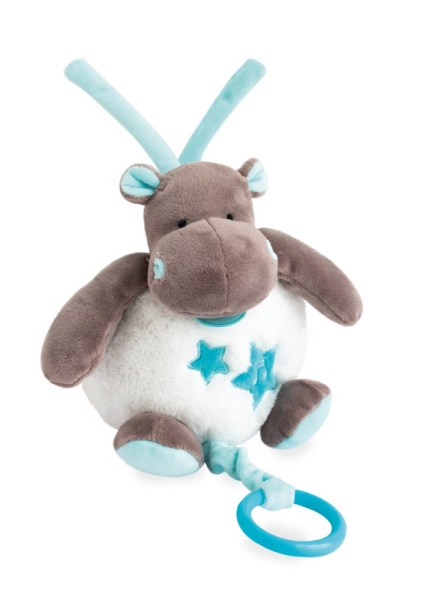 Babynat Peluche Musicale Hippo Bazile