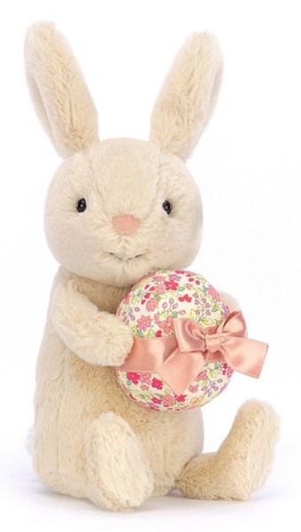 Peluche lapin de Pâques rose Gipsy