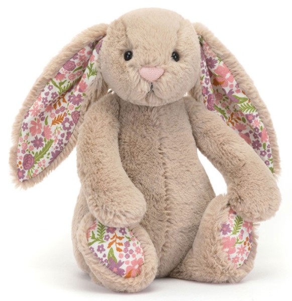 Jellycat Peluche Lapin Beige Petal Blossom Bashful Small