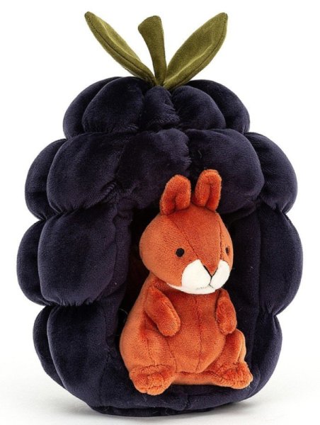 Jellycat Peluche Ecureuil dans sa maison Bramblings