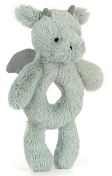 Baby Jellycat Peluche Hochet Dragon Bashful