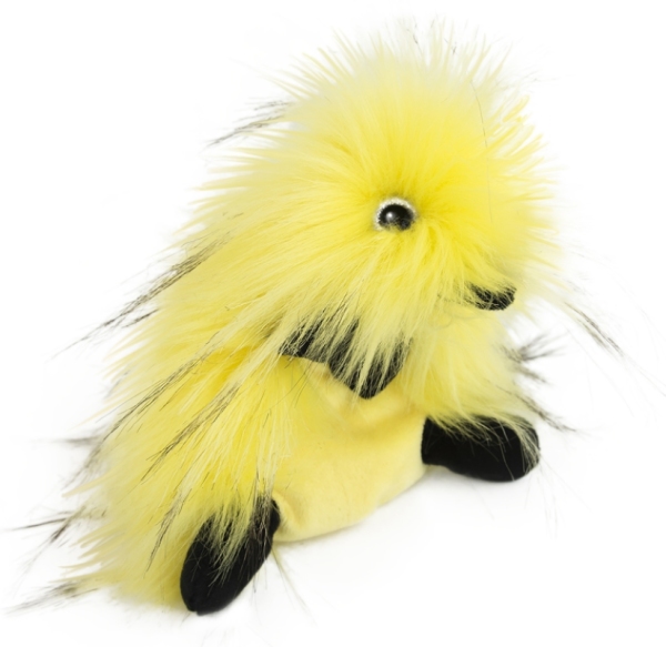 Coin Coin Peluche Coin Coin Punkie Ziggy Jaune - 18 cm