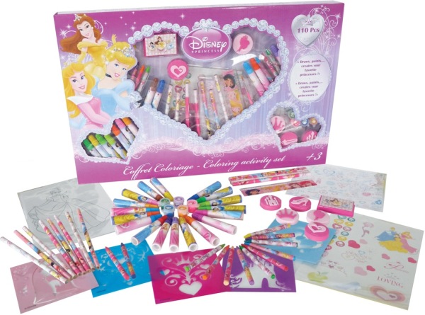 D Arpèje Coffret coloriage princess Doudouplanet Coffret coloriage princess