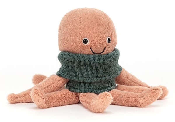 Jellycat Peluche Poulpe Cozy Crew - 20 cm