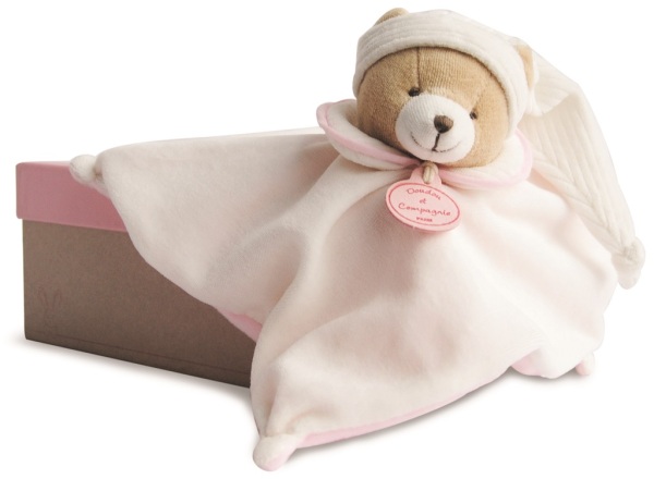 Doudou et Compagnie Doudou Ours Rose - 25 cm