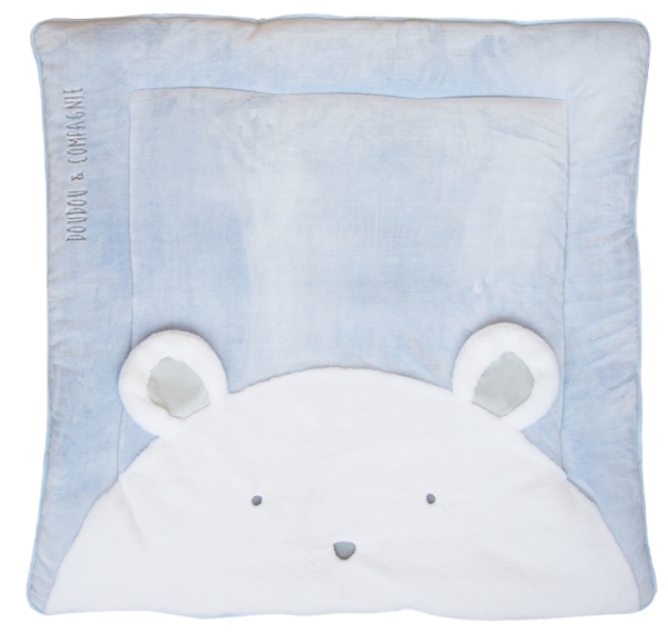 Doudou et Compagnie Tapis de Parc Tapidou Ours Bleu