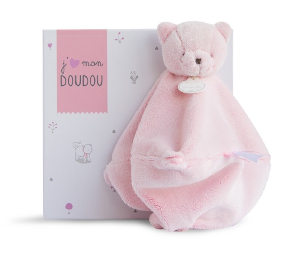 Doudou et Compagnie Doudou Chat Rose - 25 cm
