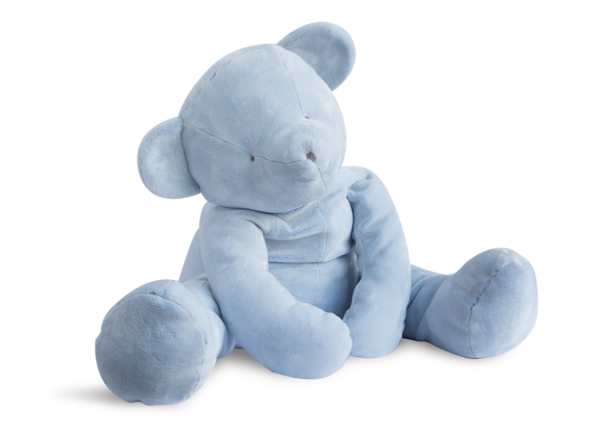 Doudou et Compagnie Peluche Pantin Ours Bleu XXL - 70 cm