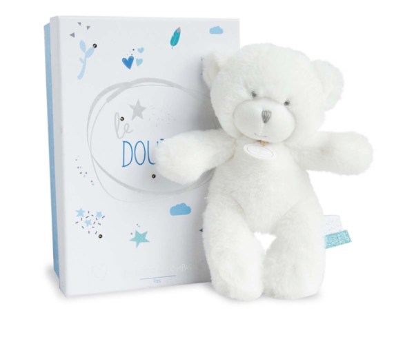 Doudou et Compagnie Peluche Ours Le Doudou Bleu - 20 cm