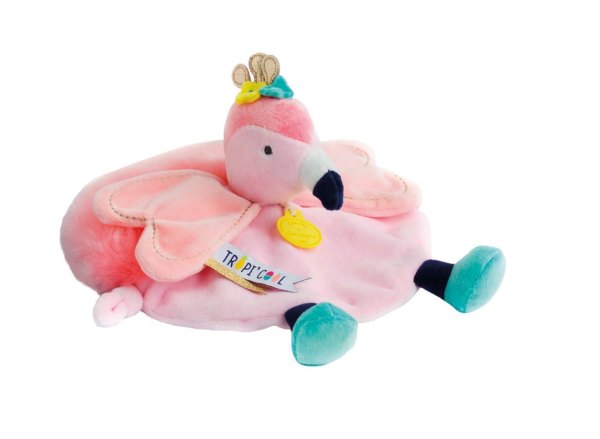 Doudou et Compagnie Doudou Flamant Rose Tropi'Cool