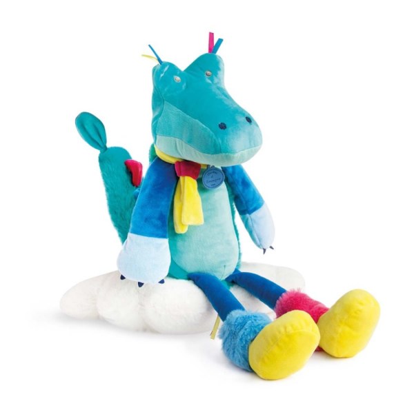 Doudou et Compagnie Peluche Crocodile Tropi'Cool - 55 cm