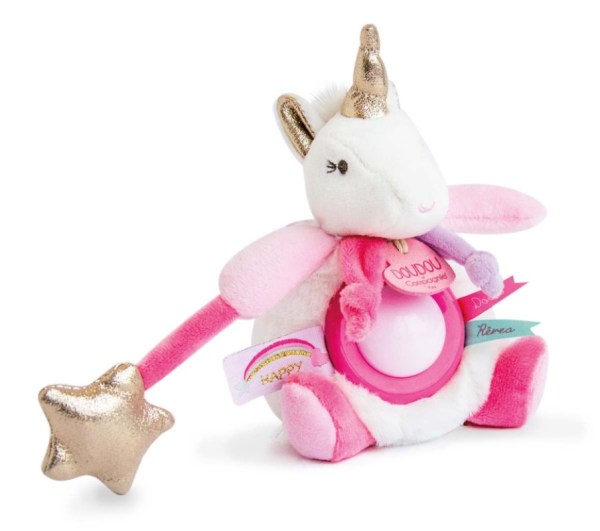 Doudou et Compagnie Peluche Veilleuse Lucie la Licorne