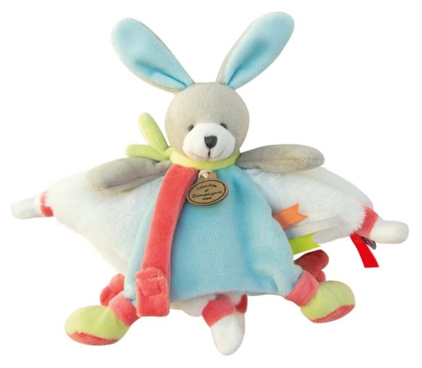 Doudou et Compagnie Doudou Lapin Amande Tatoo - 16 cm