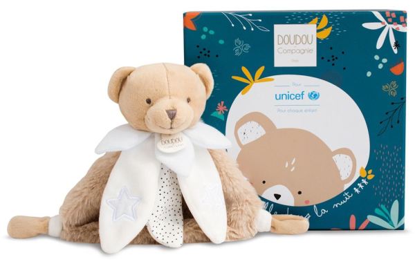 Doudou et Compagnie Doudou Ours Luminescent UNICEF