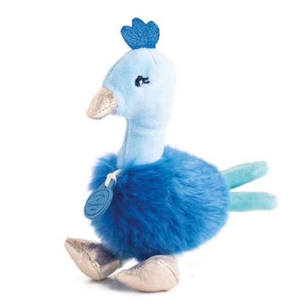 Doudou et Compagnie Peluche Paon Minizoo