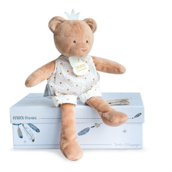 Doudou et Compagnie Peluche Ours Attrape-Reve 20 cm