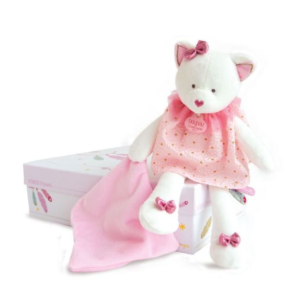 Doudou et Compagnie Peluche Chat Attrape-Rêves 26 cm