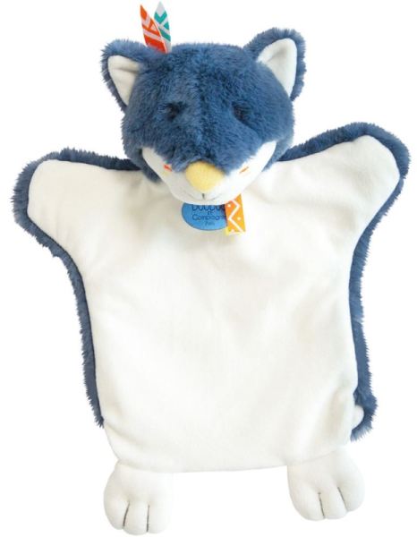 Doudou et Compagnie Doudou Marionnette Loup Bleu