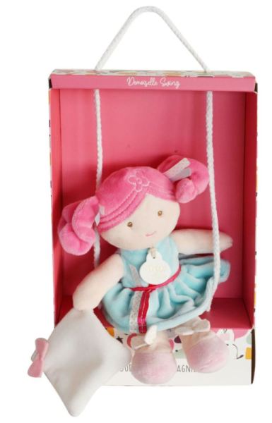 Doudou et Compagnie Poupée Melle Chloé Demoiselle Swing - 21 cm