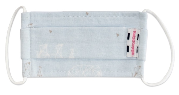 Doudou et Compagnie Masque Eléphants Bleu Taille M