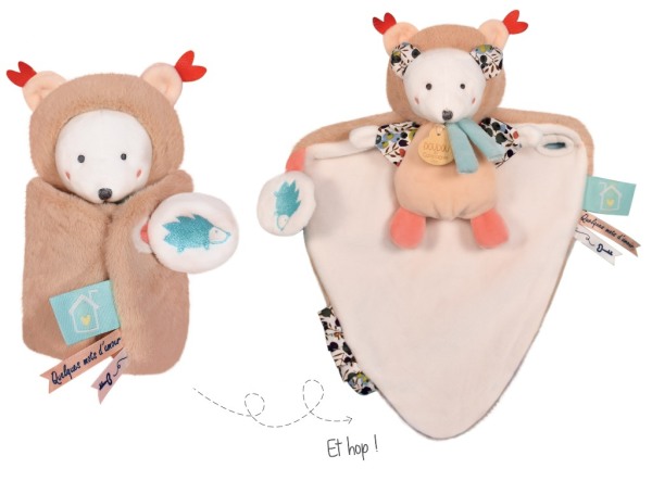 Doudou et Compagnie Doudou Papilotte Ours