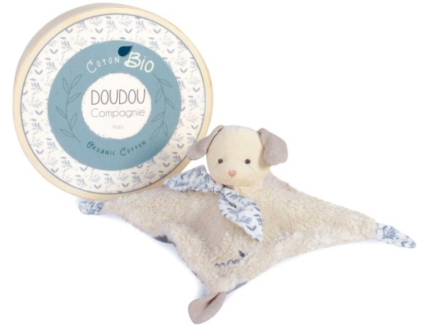 Doudou et Compagnie Doudou Chien Bleu Botanic Bio