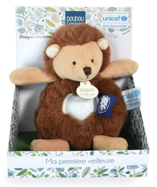 Doudou et Compagnie Doudou Veilleuse Hérisson Unicef