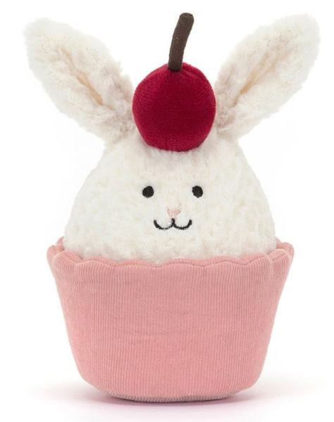Jellycat Peluche Cupcake Lapin Dessert Dainty