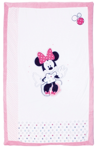 Babycalin Couverture Minnie Patchwork - 80x120 cm