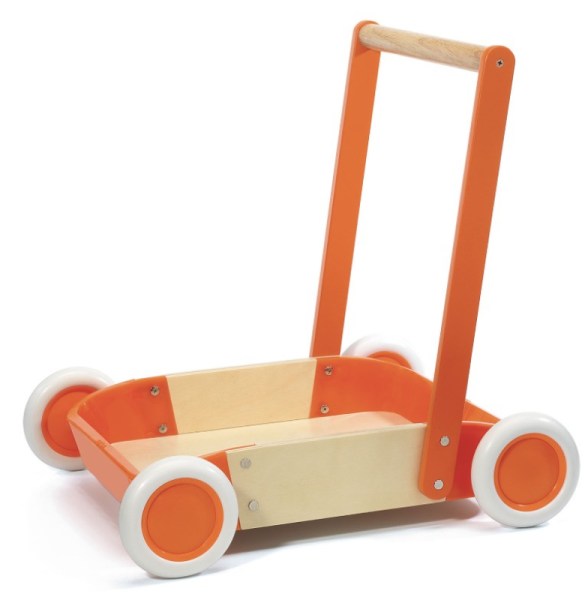 Djeco Chariot de Marche Orange Trott it