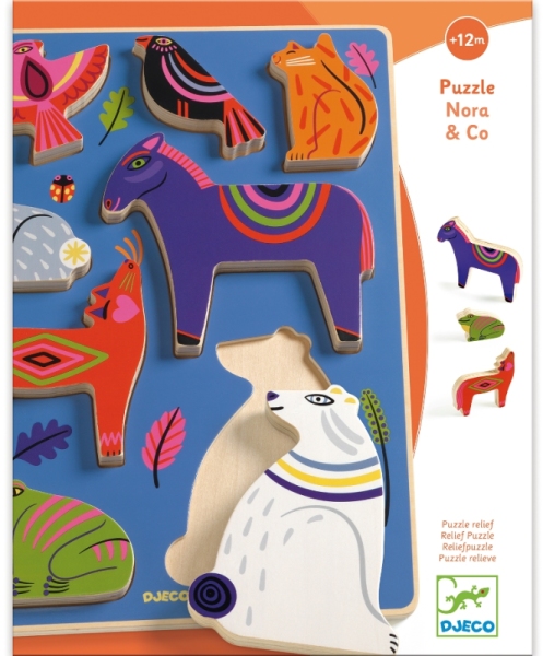 Djeco Puzzle Nora & Co