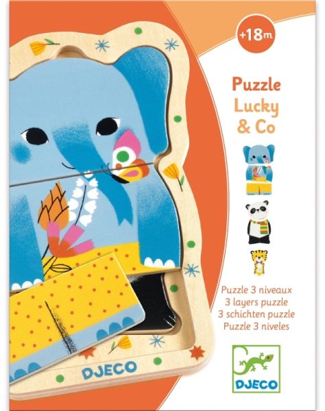 Djeco Puzzle Lucky & Co
