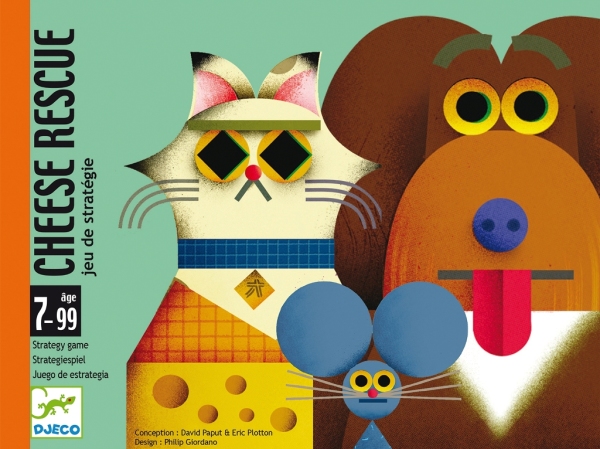 Djeco Jeu de cartes Cheese Rescue