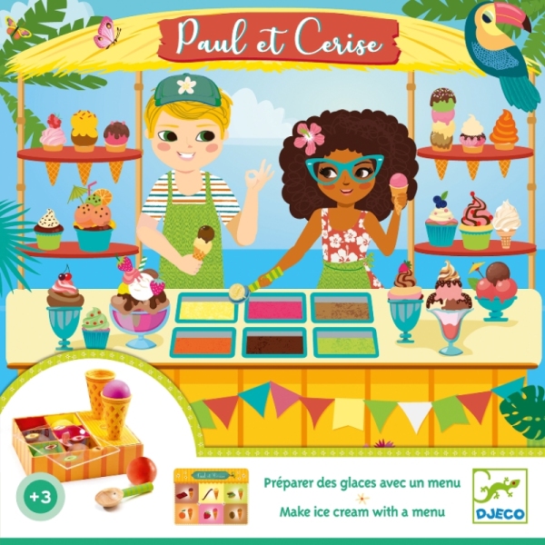 Djeco Préparer des Glaces avec Paul et Cerise