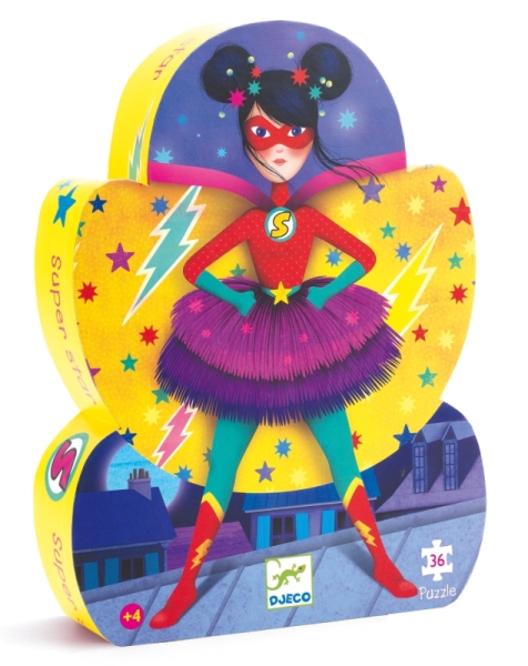 Djeco Puzzle Silhouette Super Star