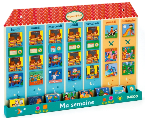 Djeco Tableau Magnétique Ma semaine