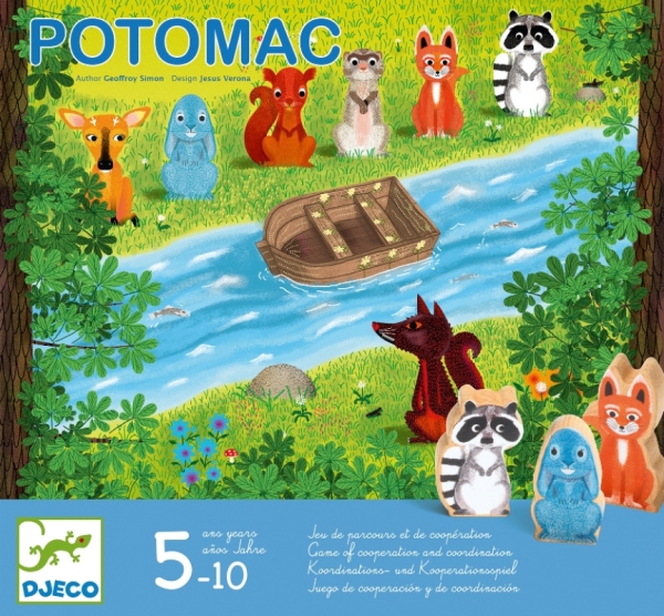 Djeco Jeu de parcours et de coopération Potomac