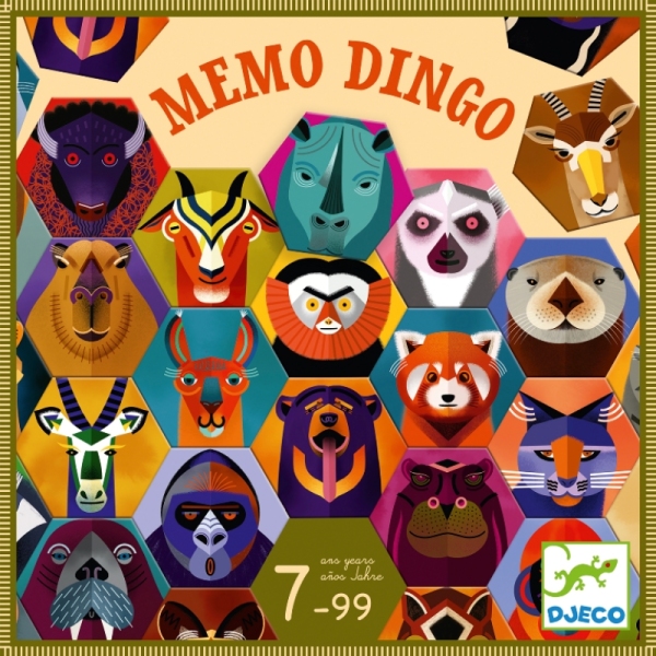 Djeco Jeu de Mémoire Memo Dingo