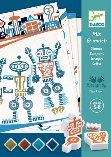 Djeco Tampons Alien Robots