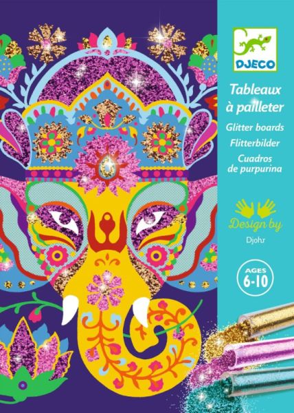 Djeco Tableaux à Pailleter Animaux