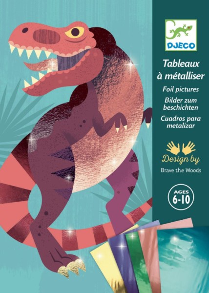 Djeco Coffret Tableau Metal Jurassic