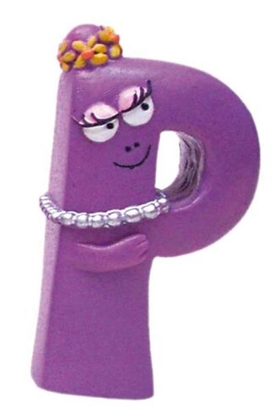 Plastoy Figurine Lettre P Barbabelle