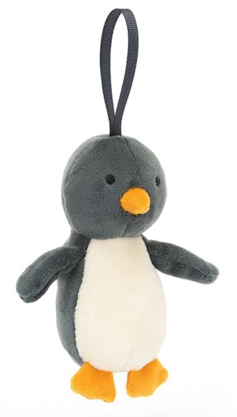 Jellycat Peluche Mini Pingouin à suspendre Festive Folly